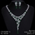 Picture of Trendy Platinum Plated Luxury Necklace and Earring Set From Reliable Factory