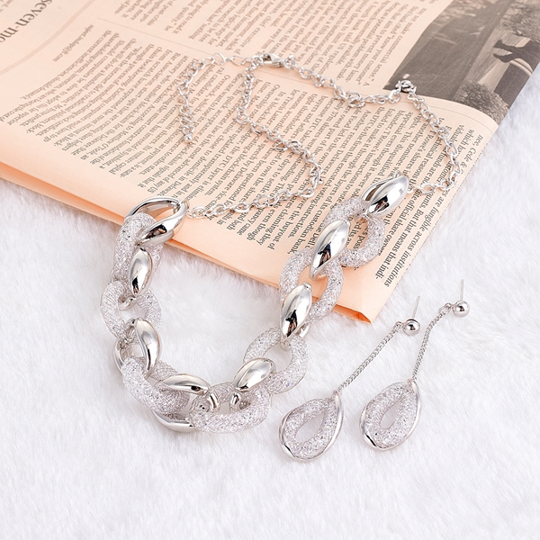 Picture of Zinc Alloy Casual Necklace and Earring Set at Great Low Price