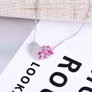 Show details for Fashion Swarovski Element Platinum Plated Pendant Necklace Show details for Fashion Swarovski Element Platinum Plated Pendant Necklace