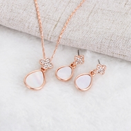 Picture of Zinc Alloy Classic Necklace and Earring Set in Flattering Style