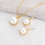 Picture of Buy Gold Plated Casual Necklace and Earring Set with Fast Shipping