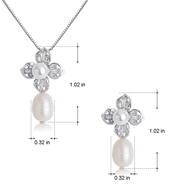 Picture of Eye-Catching White Artificial Pearl Necklace and Earring Set Direct from Factory