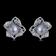 Picture of Classic Flower Stud Earrings from Certified Factory