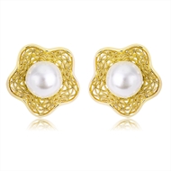 Picture of Fashion Artificial Pearl Casual Stud Earrings