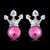 Picture of Amazing Small Platinum Plated Stud Earrings