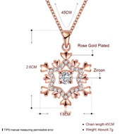 Picture of Nickel Free Rose Gold Plated Copper or Brass Pendant Necklace with No-Risk Refund