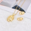 Show details for Shop Gold Plated Zinc Alloy Necklace and Earring Set with Wow Elements