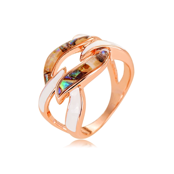 Picture of Eye-Catching Colorful Shell Fashion Ring at Unbeatable Price