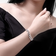 Picture of Reasonably Priced Copper or Brass Platinum Plated Fashion Bracelet from Reliable Manufacturer