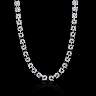 Picture of Fancy Dubai Platinum Plated Pendant Necklace