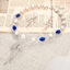 Show details for Eye-Catching Blue Platinum Plated Necklace and Earring Set in Bulk