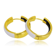 Picture of Hot Selling White Casual Hoop Earrings from Top Designer