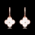 Picture of Attractive White Enamel Hoop Earrings For Your Occasions
