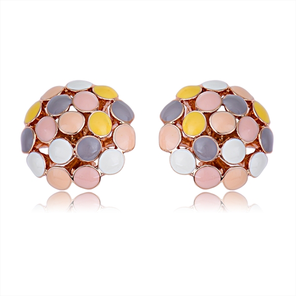 Picture of Impressive Colorful Classic Stud Earrings with Beautiful Craftmanship