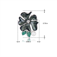 Picture of Classic Flower Stud Earrings Online Only