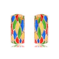 Picture of Delicate Enamel Classic Stud Earrings