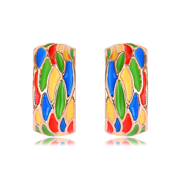 Picture of Delicate Enamel Classic Stud Earrings