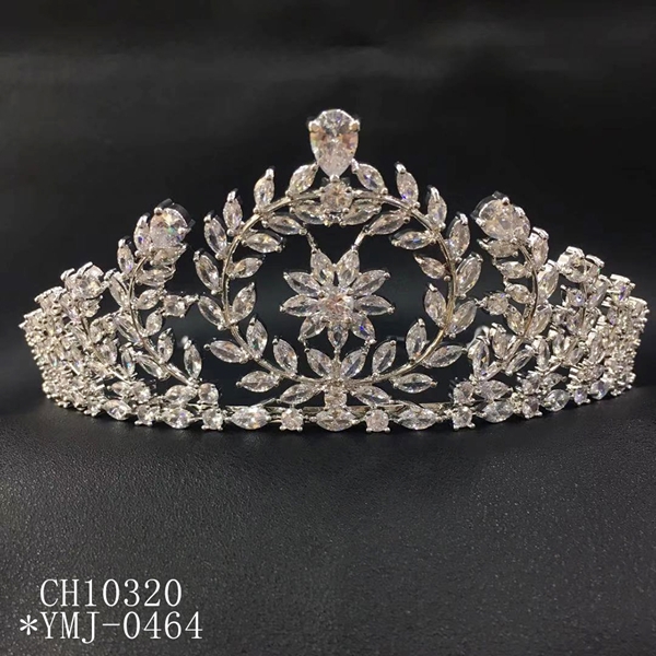 Picture of Luxury Cubic Zirconia Crown from Top Designer