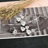 Show details for New Swarovski Element Platinum Plated 4 Piece Jewelry Set Show details for New Swarovski Element Platinum Plated 4 Piece Jewelry Set