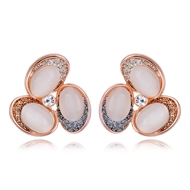 Picture of Zinc Alloy Rose Gold Plated Stud Earrings with Full Guarantee