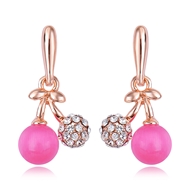 Picture of Classic Rose Gold Plated Dangle Earrings with Beautiful Craftmanship