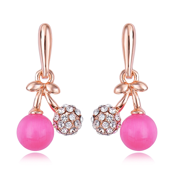 Picture of Classic Rose Gold Plated Dangle Earrings with Beautiful Craftmanship