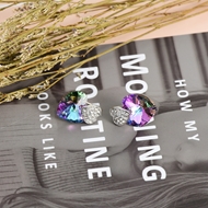 Show details for Good Swarovski Element Colorful Stud Earrings Show details for Good Swarovski Element Colorful Stud Earrings