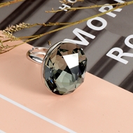 Show details for Featured Black Zinc Alloy Adjustable Ring with Full Guarantee Show details for Featured Black Zinc Alloy Adjustable Ring with Full Guarantee