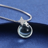 Picture of 925 Sterling Silver Cubic Zirconia Pendant Necklace at Unbeatable Price