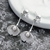 Picture of Delicate Platinum Plated Dangle Earrings with Speedy Delivery