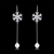 Picture of Nickel Free Platinum Plated Delicate Dangle Earrings with No-Risk Refund