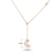 Picture of Top Cubic Zirconia Copper or Brass Pendant Necklace