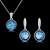 Picture of Irresistible Platinum Plated Classic Necklace and Earring Set As a Gift