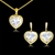 Picture of Best Cubic Zirconia White Necklace and Earring Set