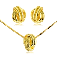 Picture of Classic Rose Gold Plated Necklace and Earring Set Online Only