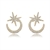 Picture of Copper or Brass White Stud Earrings at Great Low Price