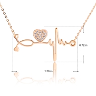 Picture of Inexpensive Rose Gold Plated Delicate Pendant Necklace from Reliable Manufacturer