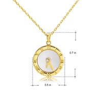 Picture of Delicate White Pendant Necklace with Fast Shipping