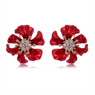 Picture of Platinum Plated Zinc Alloy Stud Earrings from Trust-worthy Supplier