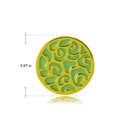 Picture of Zinc Alloy Gold Plated Stud Earrings with Unbeatable Quality