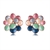 Picture of Zinc Alloy Colorful Stud Earrings From Reliable Factory