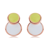 Picture of Classic Enamel Stud Earrings with Beautiful Craftmanship