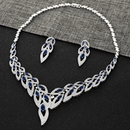 Show details for Most Popular Cubic Zirconia Copper or Brass Necklace and Earring Set Show details for Most Popular Cubic Zirconia Copper or Brass Necklace and Earring Set