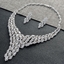 Show details for Casual Platinum Plated Necklace and Earring Set with Speedy Delivery