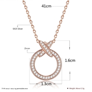 Picture of Low Cost Rose Gold Plated Casual Pendant Necklace with Low Cost