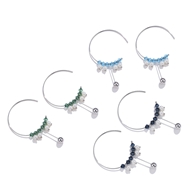 Picture of Impressive Blue Casual Big Hoop Earrings with Low MOQ