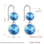 Picture of Fashion Blue Dangle Earrings from Trust-worthy Supplier