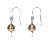 Picture of Fashion 925 Sterling Silver Dangle Earrings with Worldwide Shipping