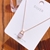 Picture of Fashion Rose Gold Plated Pendant Necklace with Worldwide Shipping