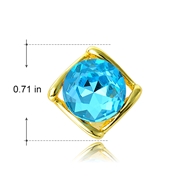 Picture of Nice Artificial Crystal Zinc Alloy Stud Earrings